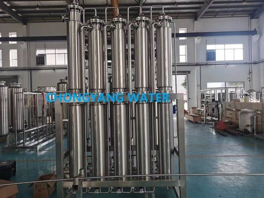 ISO GMP Multi Column Distillation Stills Water Distillation Unit For Water Injection