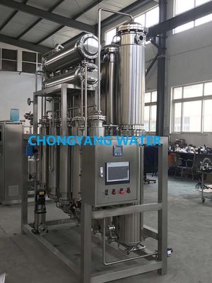 ISO GMP Multi Column Distillation Stills Water Distillation Unit For Water Injection