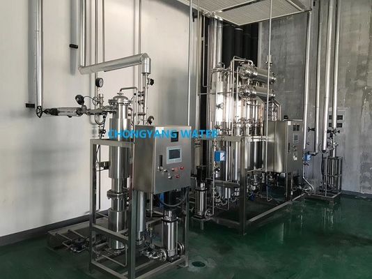 SS316L Multi Column Distillation Plant Four Effects Distilled Water Making Machine For In Vitro Diagnostic Reagent