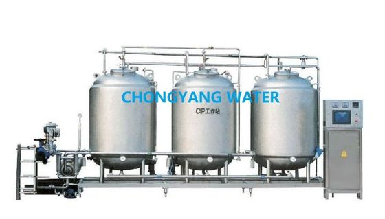 SS Cip Solution Water Tank Washing Automated  Brewery Cip System In Food Industry