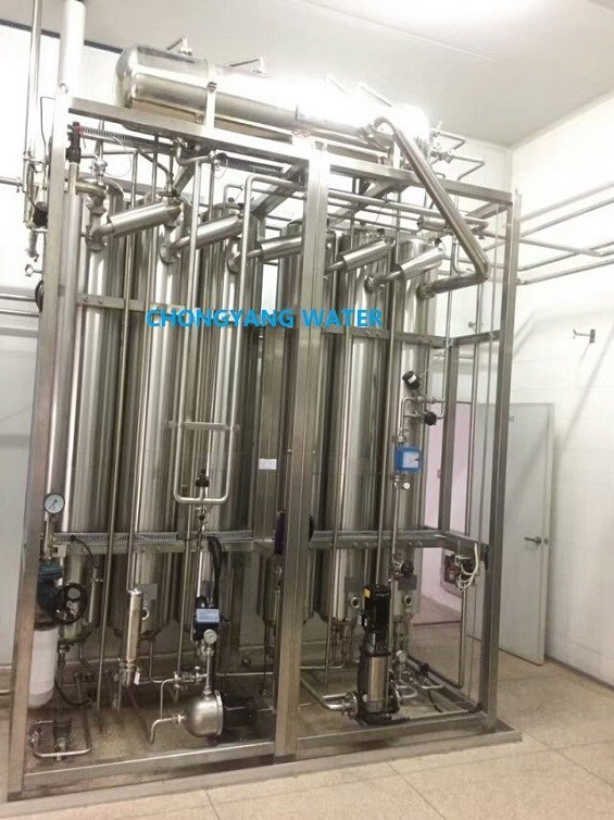 Water Distiller Unit 6 Effects Distilled Water For Plants For Injection CE
