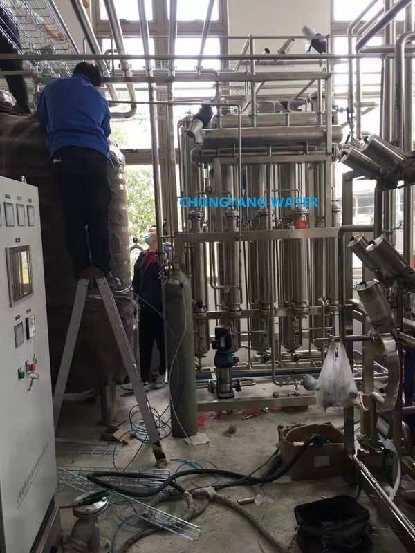 Pharmaceutical Multi Effect Distilled Water Equipment WFI Ro Machine Dialysis