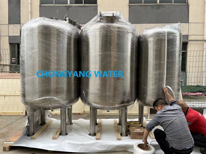 Sterile Purified Water Tank 200 Liter To 20000 Liter Stainless Steel Tank Water Purifier